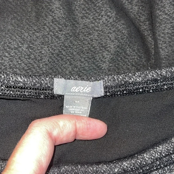 Aerie Sparkly Black Sweater - Size M - Picture 4 of 4